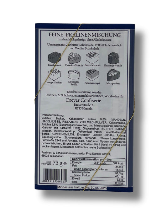 Süße Grüße aus Hameln – Pralinen ohne Alkohol von Dreyer.