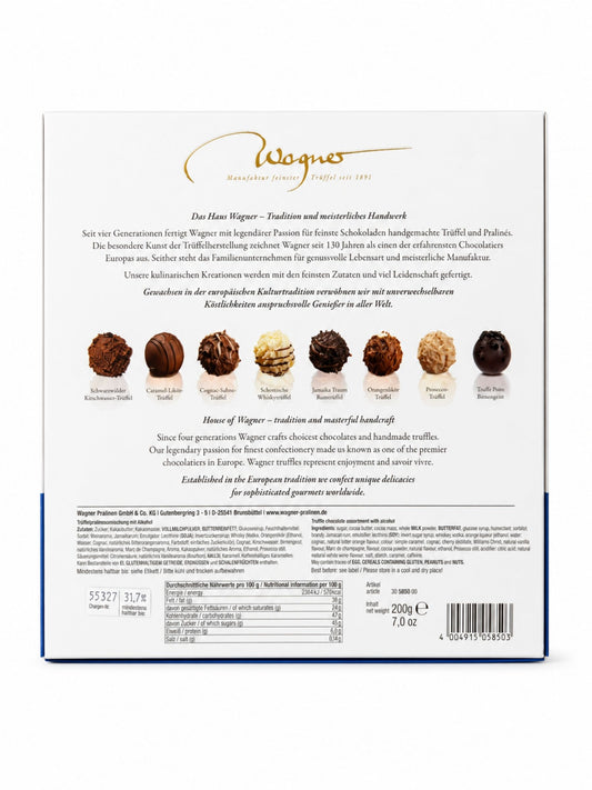 Trüffelpralines Klassik 200g von Wagner Pralinen