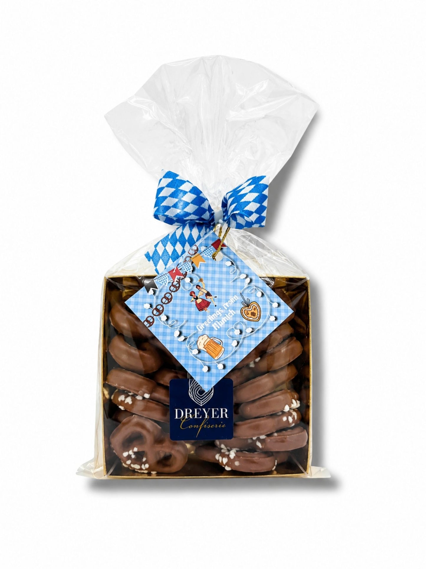 Schokobrezel Vollmilch 125g von Confiserie Rabbel