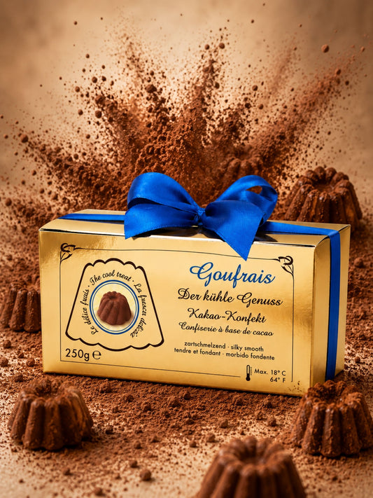Verkaufsbild von Gugelhupf Schatzkiste 500g GOUFRAIS Kakaokonfekt