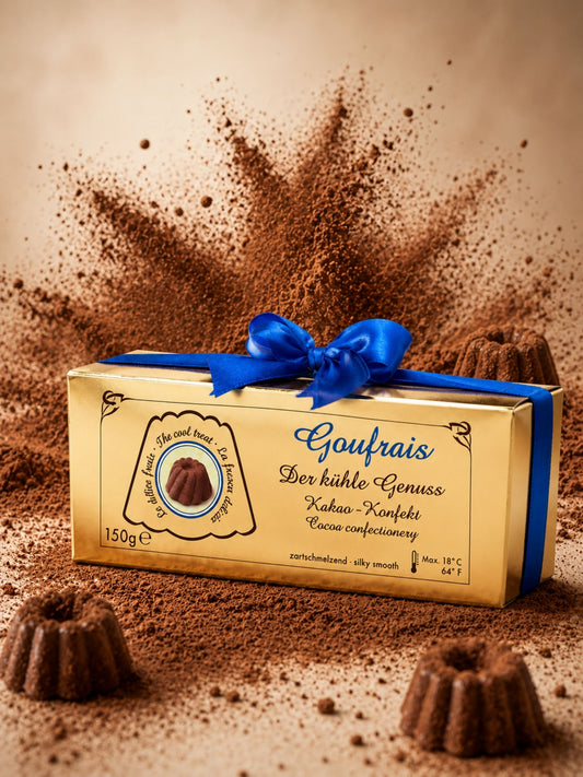Verkaufsbild von Gugelhupf Geschenkpäckchen 150g GOUFRAIS Kakaokonfekt