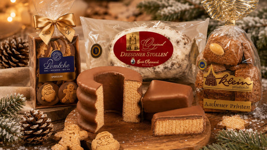 Baumkuchen mit charakteristischer Ringstruktur, traditionelles Weihnachtsgebäck