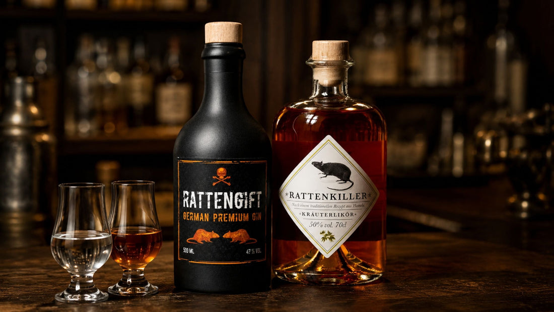 Vergleich von Likör und Spirituose: Gin und Kräuterlikör im Vergleich