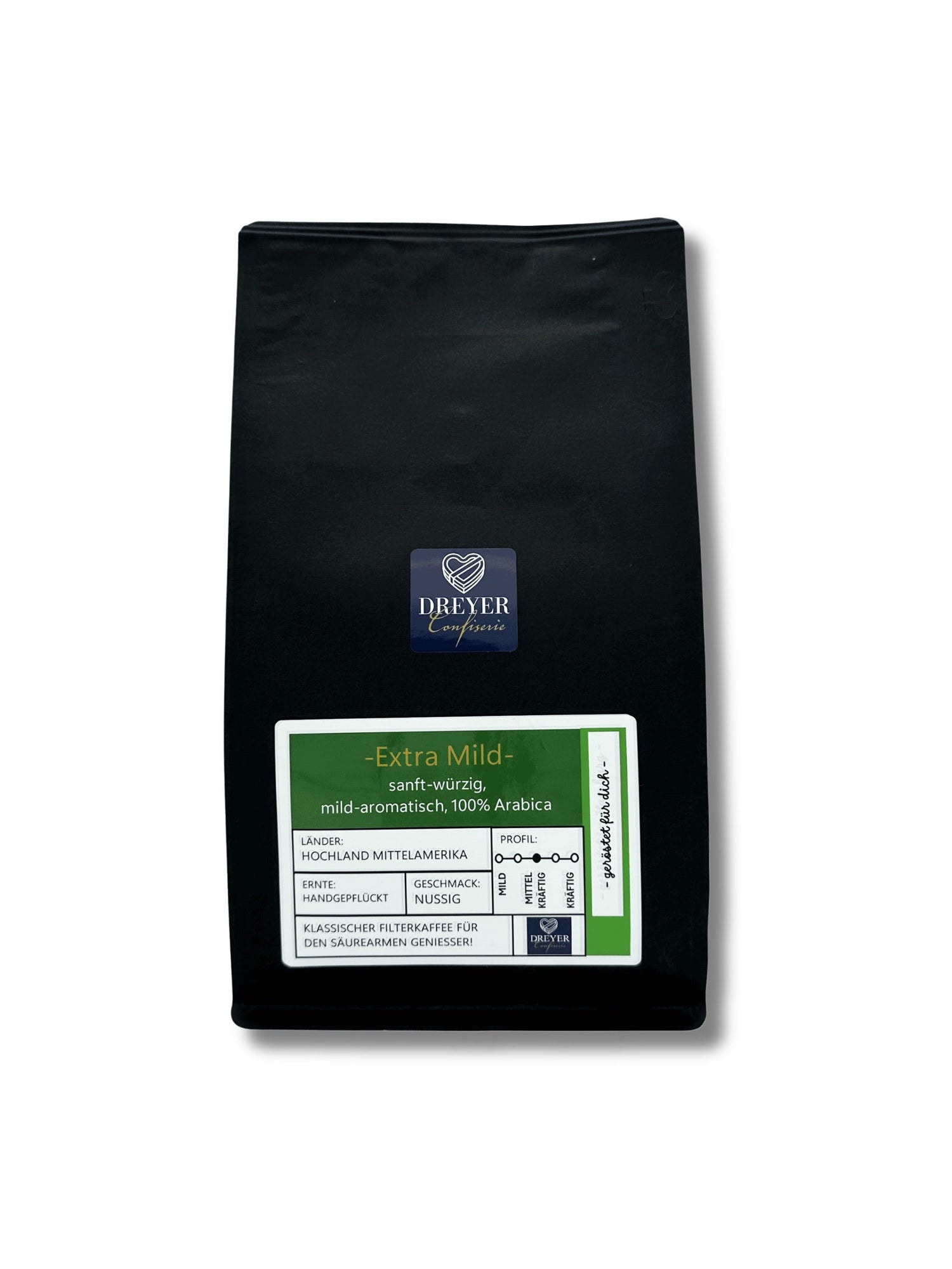 Auswahl hochwertiger Kaffeebohnen im Onlineshop der Dreyer Confiserie