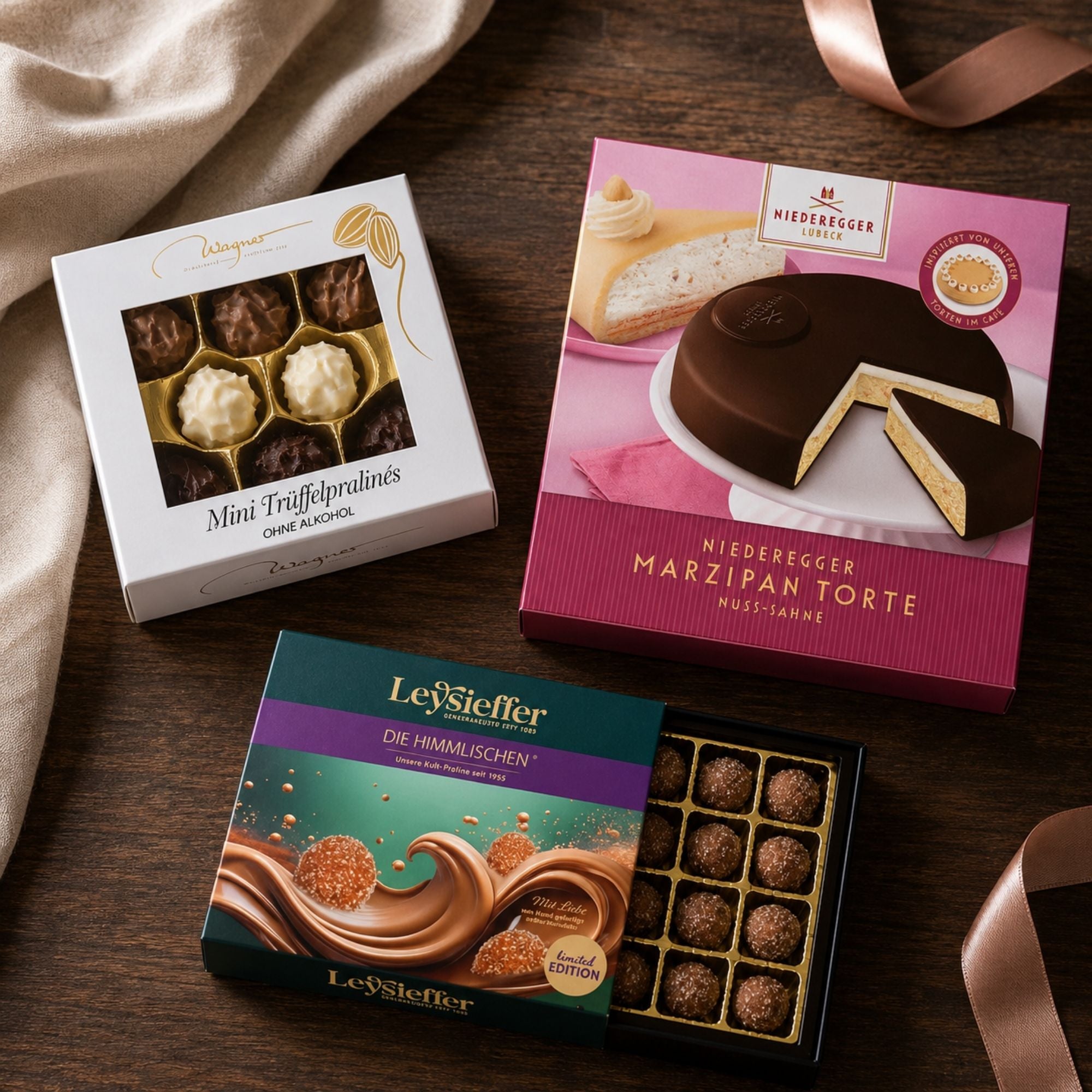 Kleine Pralinen-Aufmerksamkeiten und große Geschenkpräsente zum Muttertag