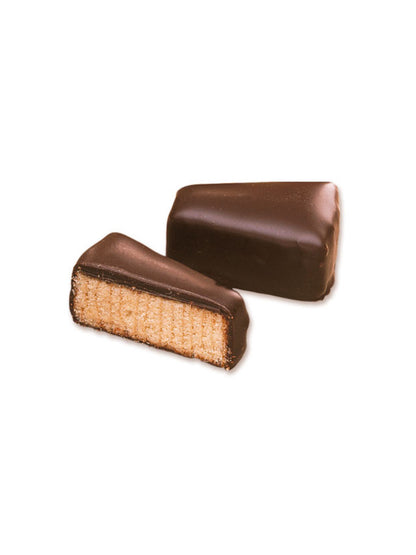 Baumkuchen-Spitzen Zartbitter 100 g von Grand-Cru – feine schichtgebackene Baumkuchenspitzen mit dunkler Schokolade.
