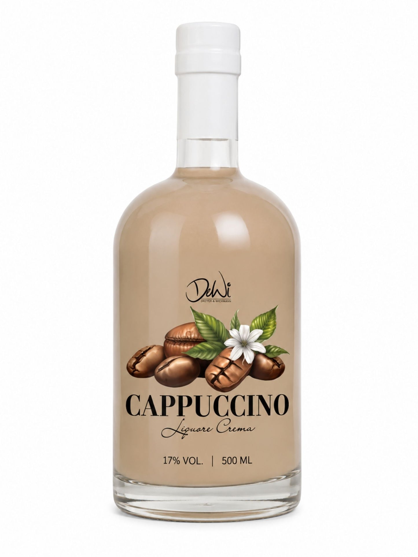 Cappuccino Likör 17% Vol. 500ml DeWi