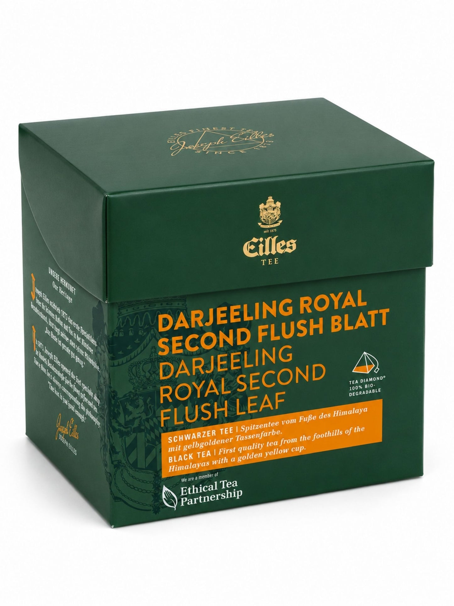 Darjeeling Royal Second Flush Tea Diamond 20er Box 50g EILLES Schwarzer Tee