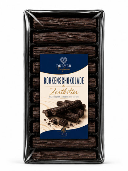 Borkenschokolade Zartbitter 100g von Dreyer Confiserie,
