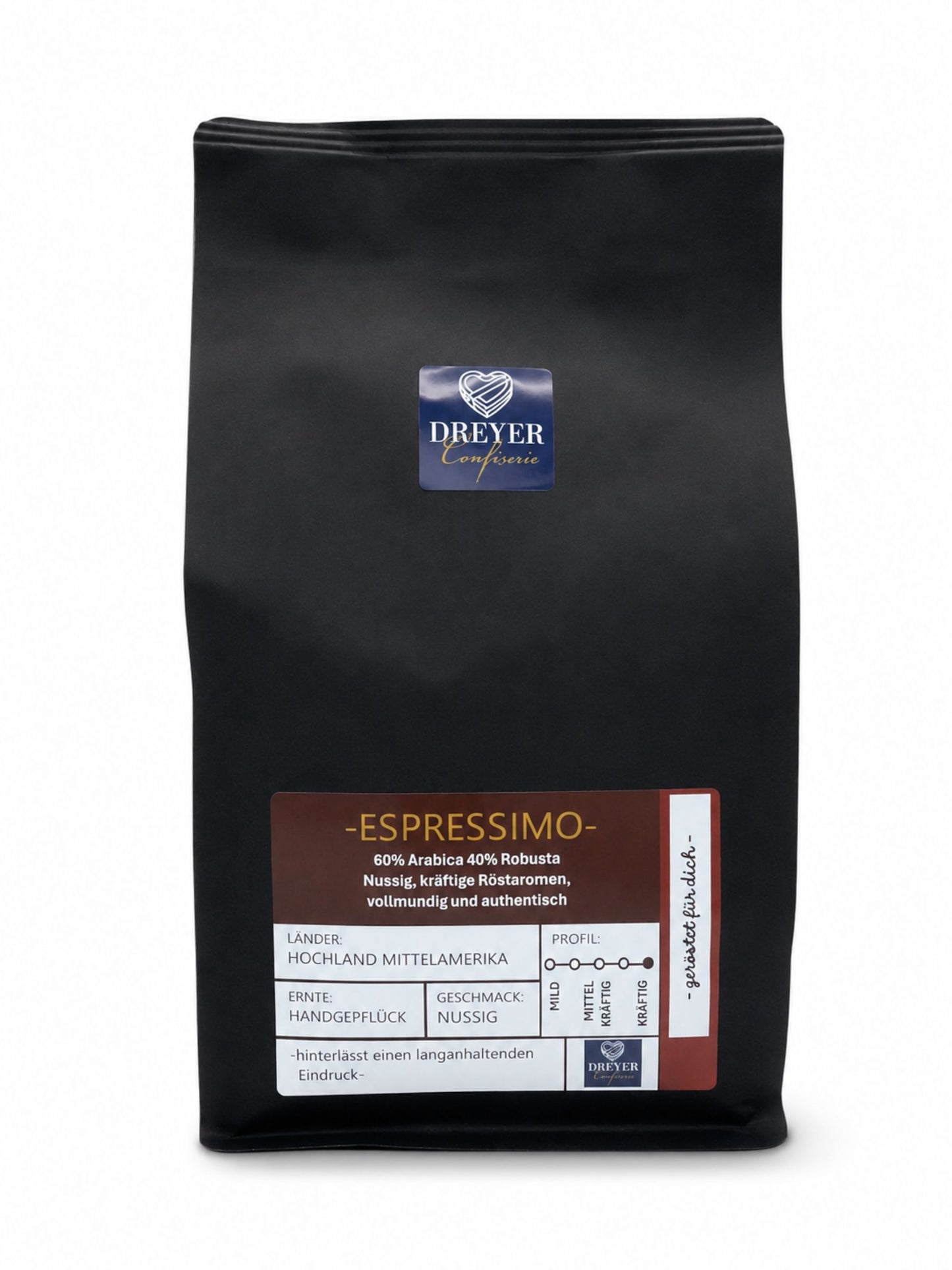 Espressimo Espresso Bohne 500g Dreyer Confiserie 