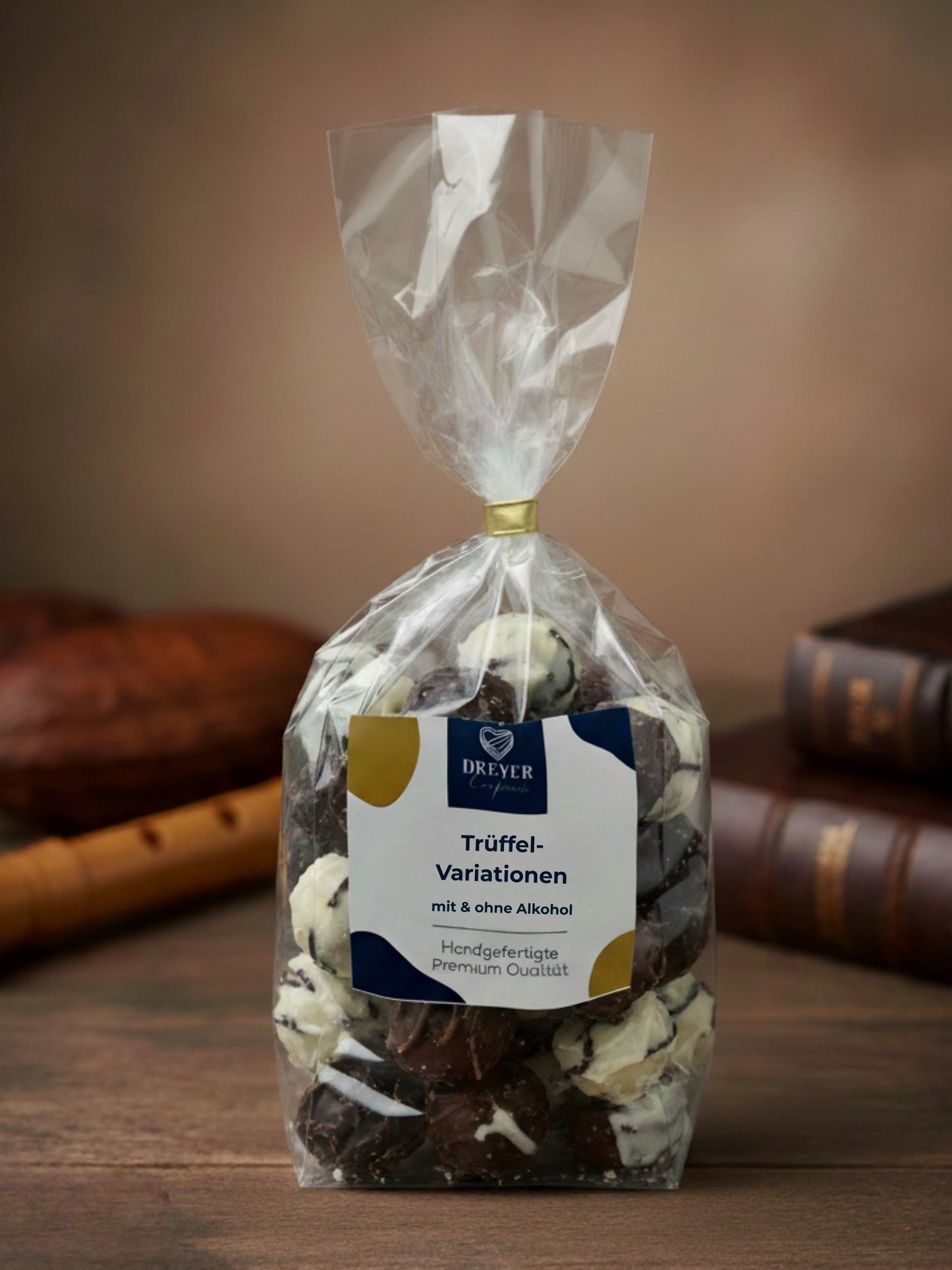 Trüffelpralinen mit und ohne Alkohol Dreyer Confiserie 220g Geschenkmischung