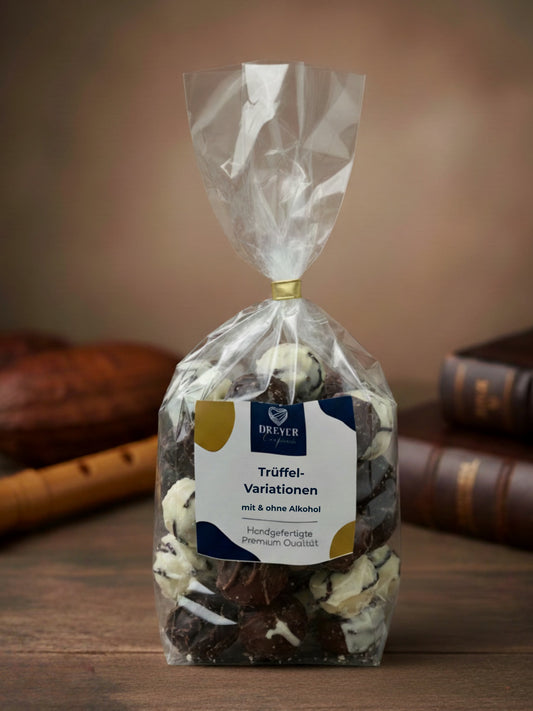 Trüffelpralinen mit und ohne Alkohol Dreyer Confiserie 220g Geschenkmischung