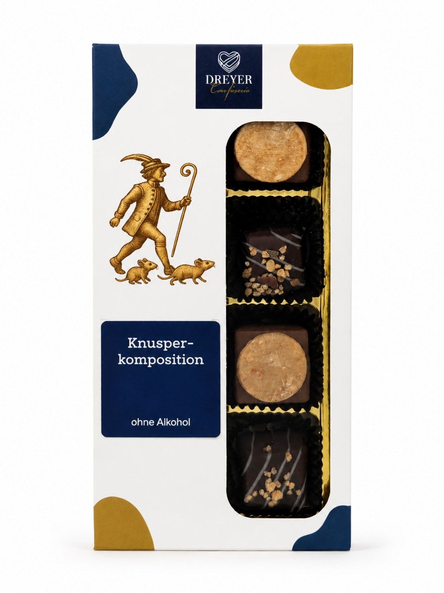 Knusperkomposition mit & ohne Alkohol 100g von der Dreyer Confiserie
