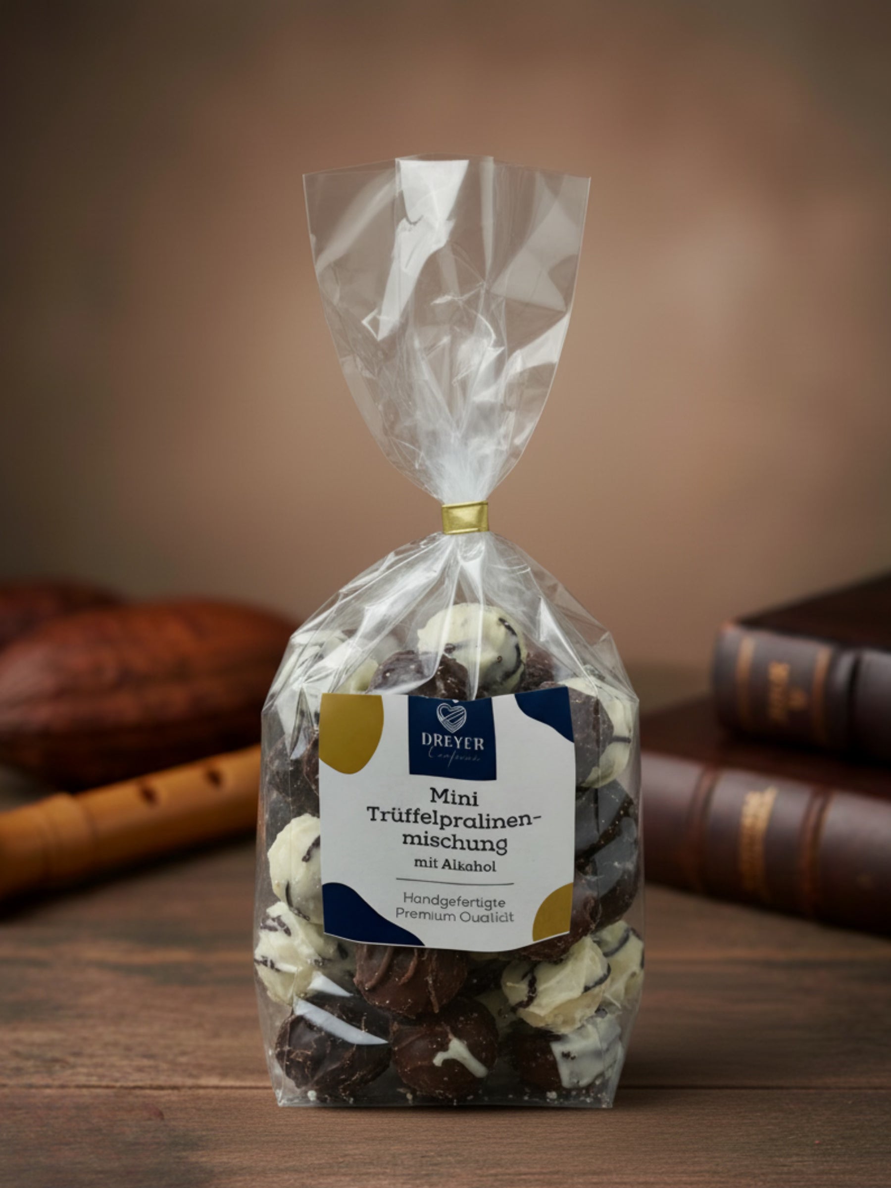 Trüffelpralinen mit Alkohol Dreyer Confiserie 150g Mini Trüffelpralinen Mischung 