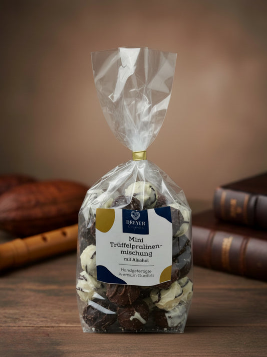 Trüffelpralinen mit Alkohol Dreyer Confiserie 150g Mini Trüffelpralinen Mischung 