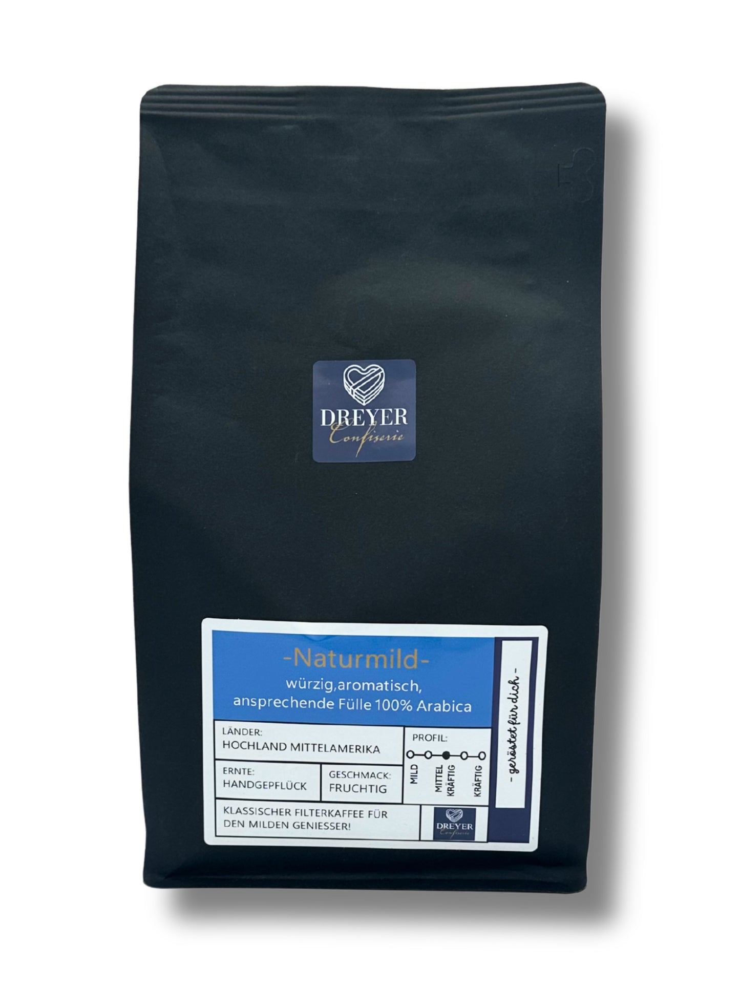 Naturmild Kaffee gemahlen 500g Dreyer Confiserie