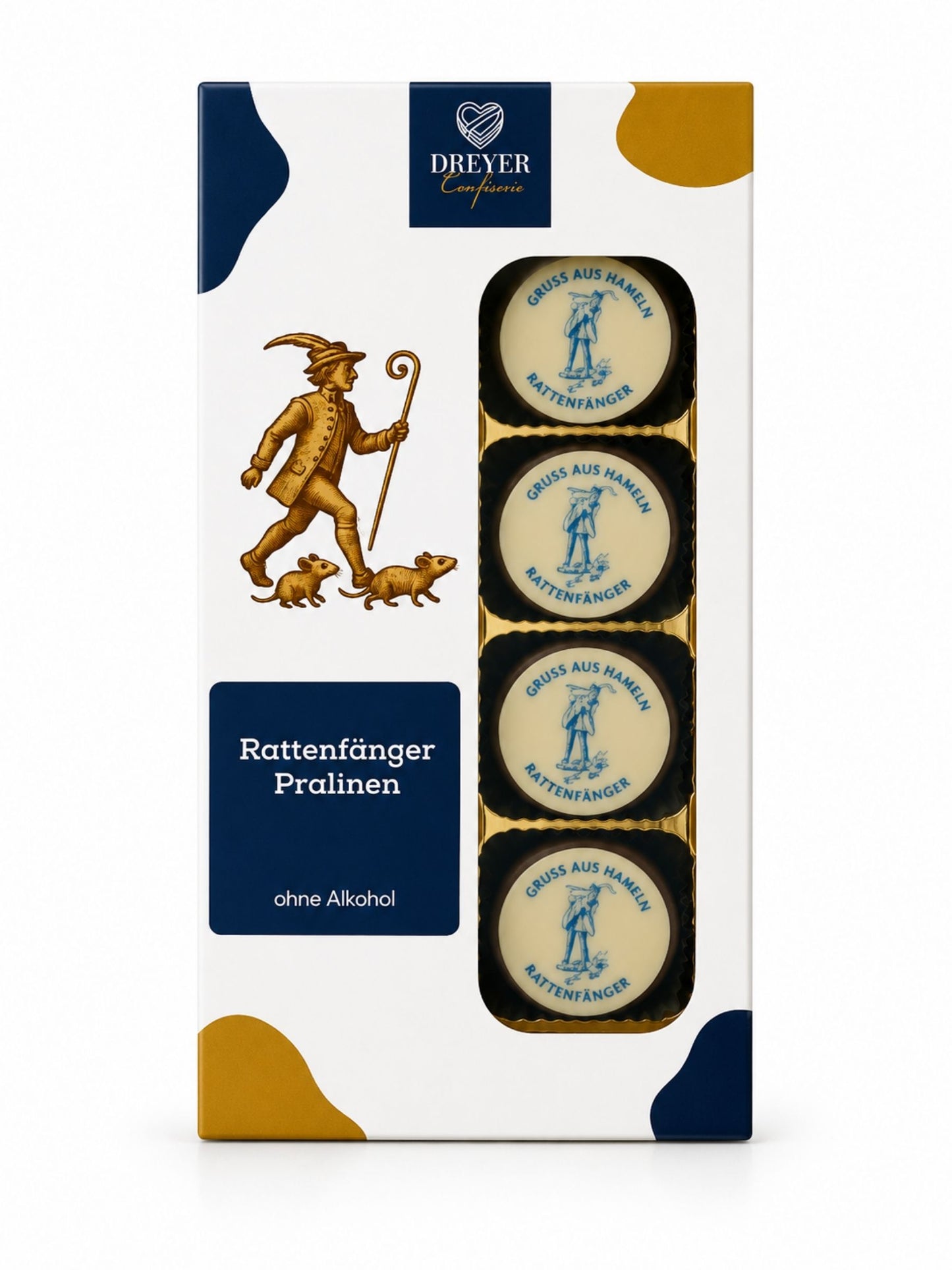 Signetrüffel Rattenfänger von Hameln 145g von der Dreyer Confiserie