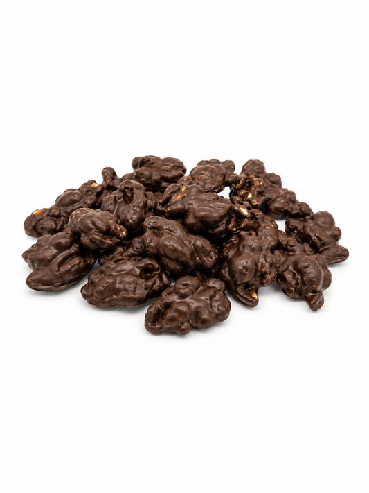 Erdnussgipfel mit Zartbitterschokolade 200g von der Dreyer Confiserie