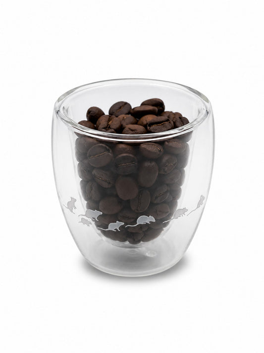 Espresso-Glas Hameln 80ml mit Rattenfänger-Motiv
