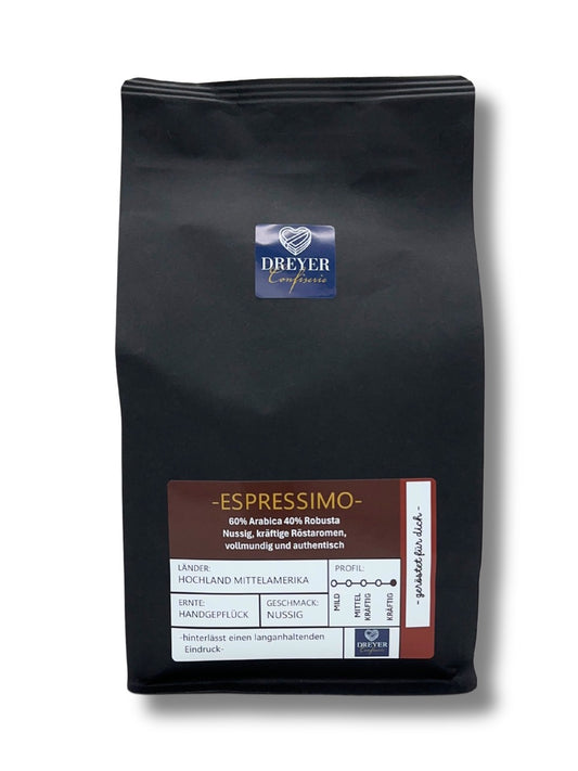 Espressimo Espresso Bohne 500g Dreyer Confiserie