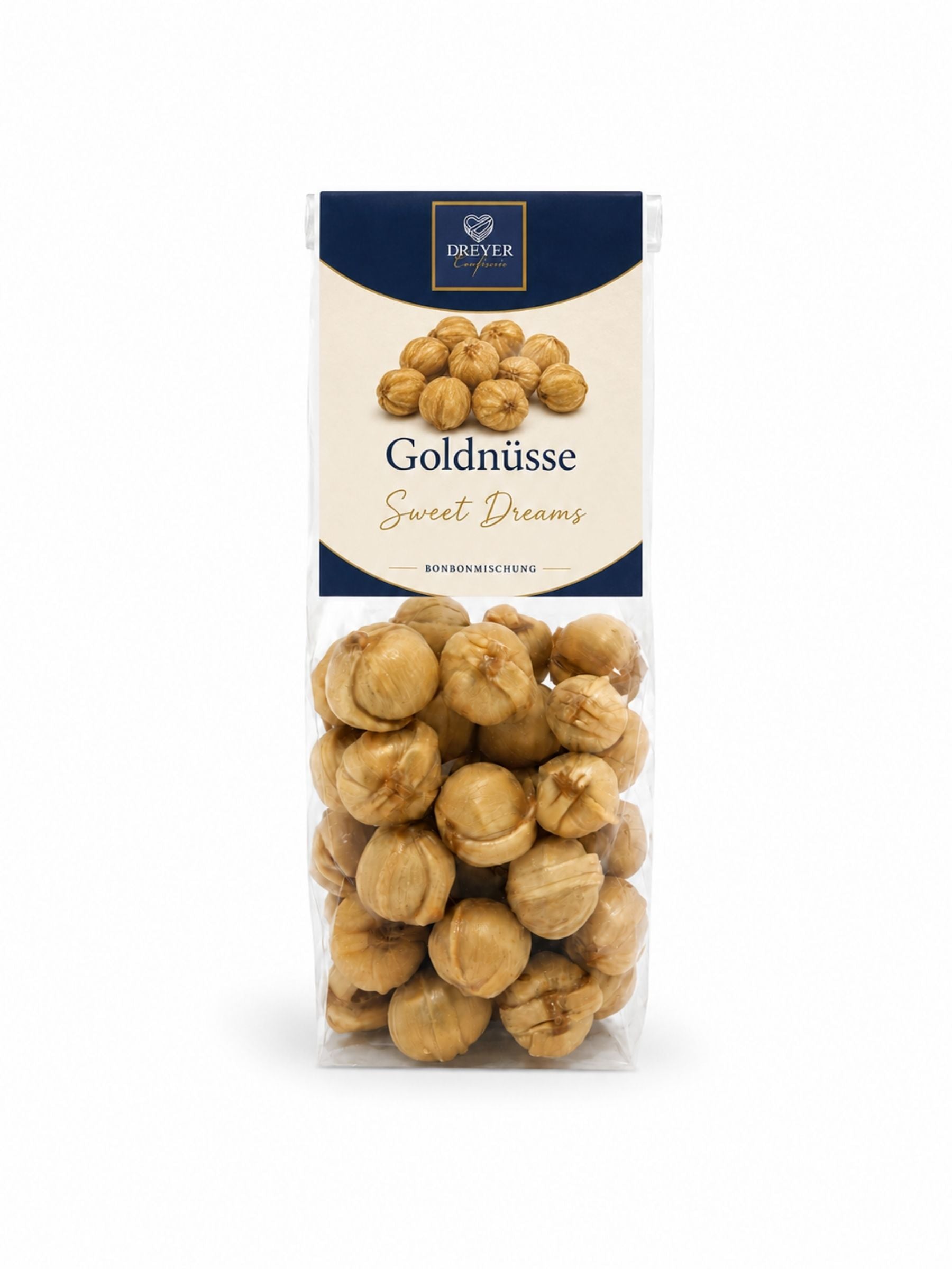 Goldnüsse Bonbons 125g Dreyer Confiserie