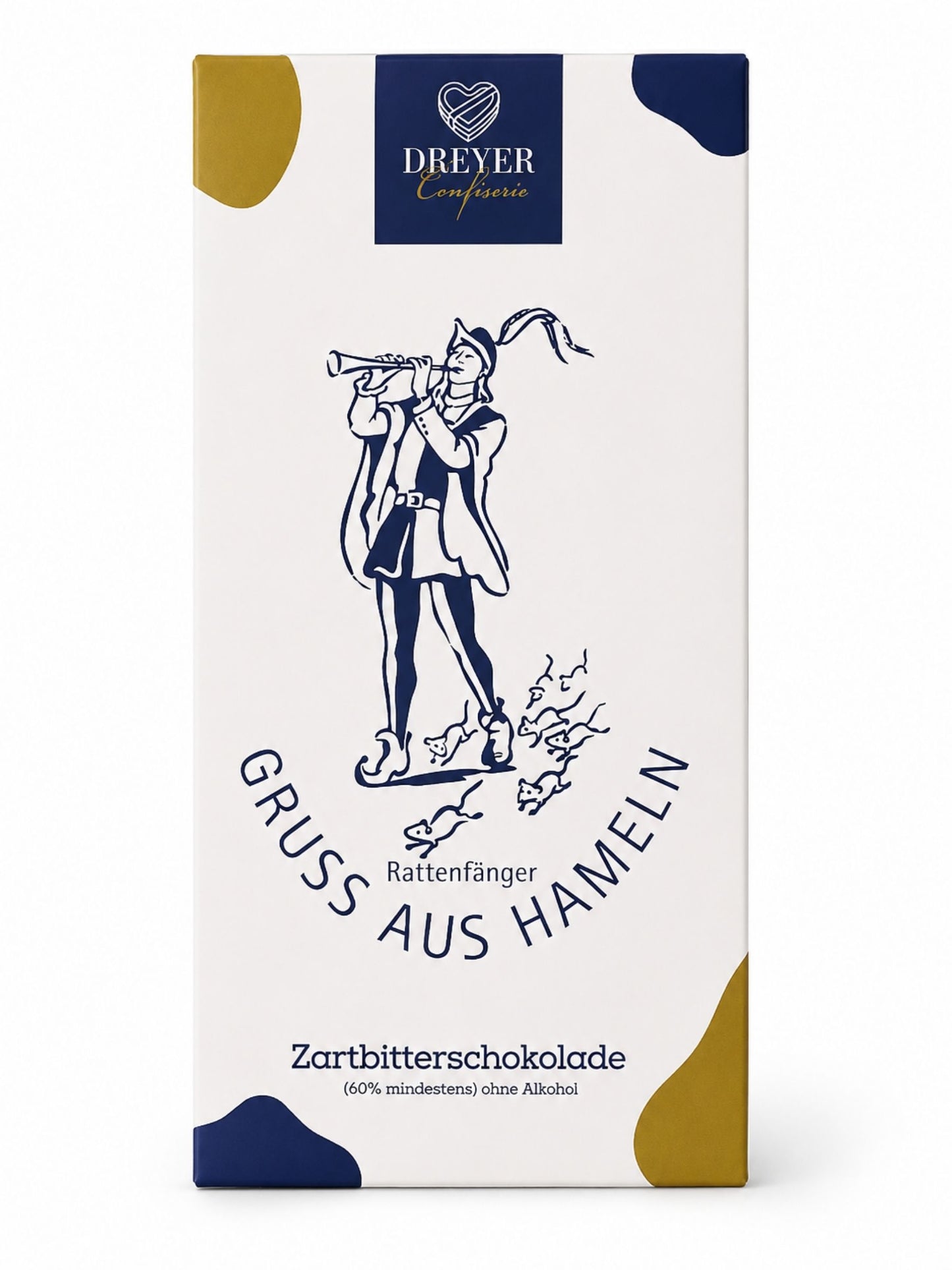 Gruß aus Hameln Zartbitter Schokolade 80g Dreyer Confiserie