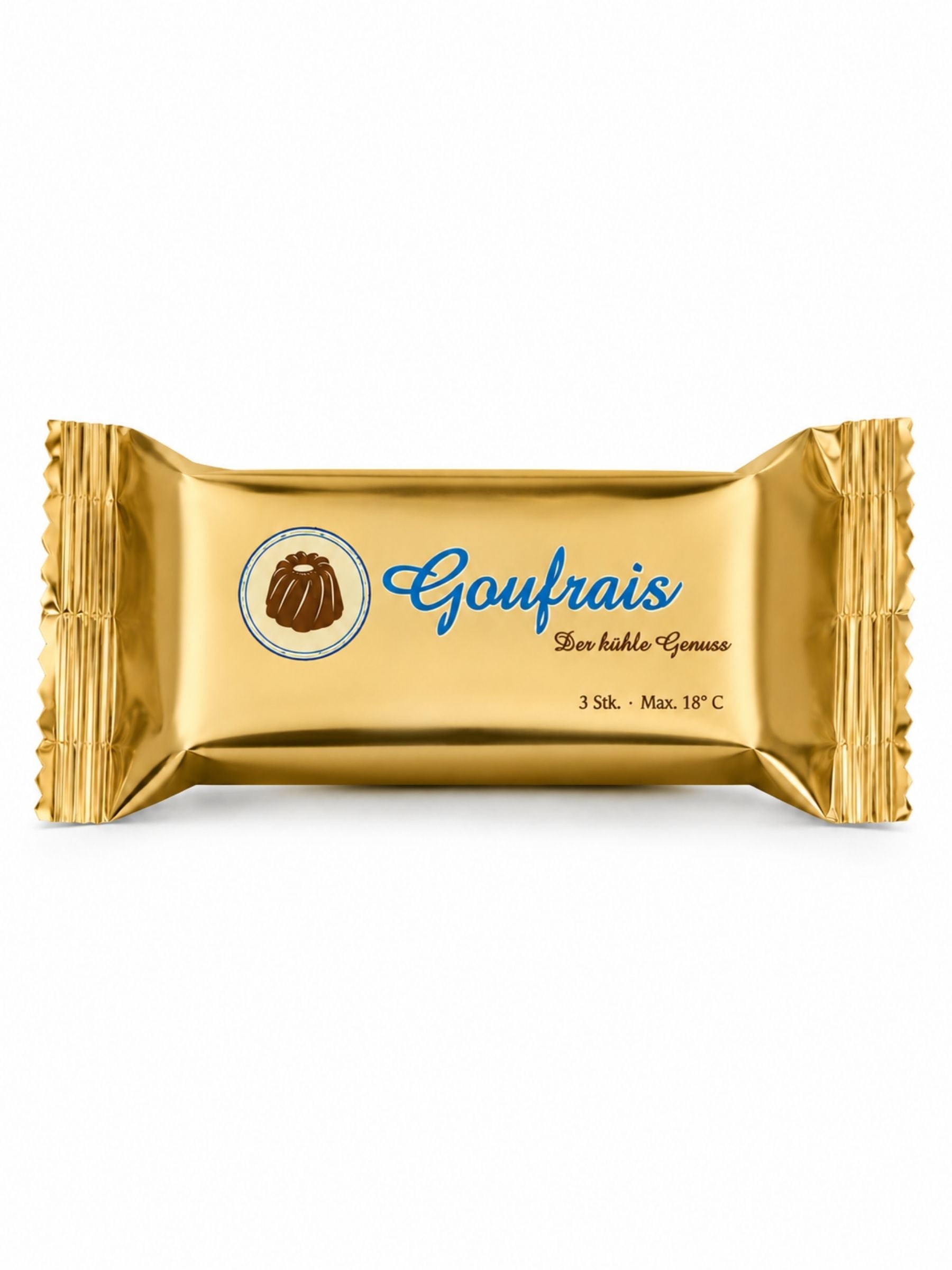 Gugelhupf Trio 3 Stk. 22,5g GOUFRAIS Kakaokonfekt