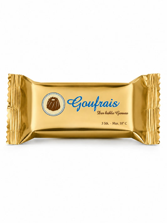 Gugelhupf Trio 3 Stk. 22,5g GOUFRAIS Kakaokonfekt
