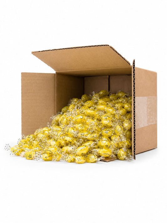 Gute Laune Drops Nachfüllpack für Dispenser 750g von K's Soul Food Kitchen vor weißem Studiohintergrund