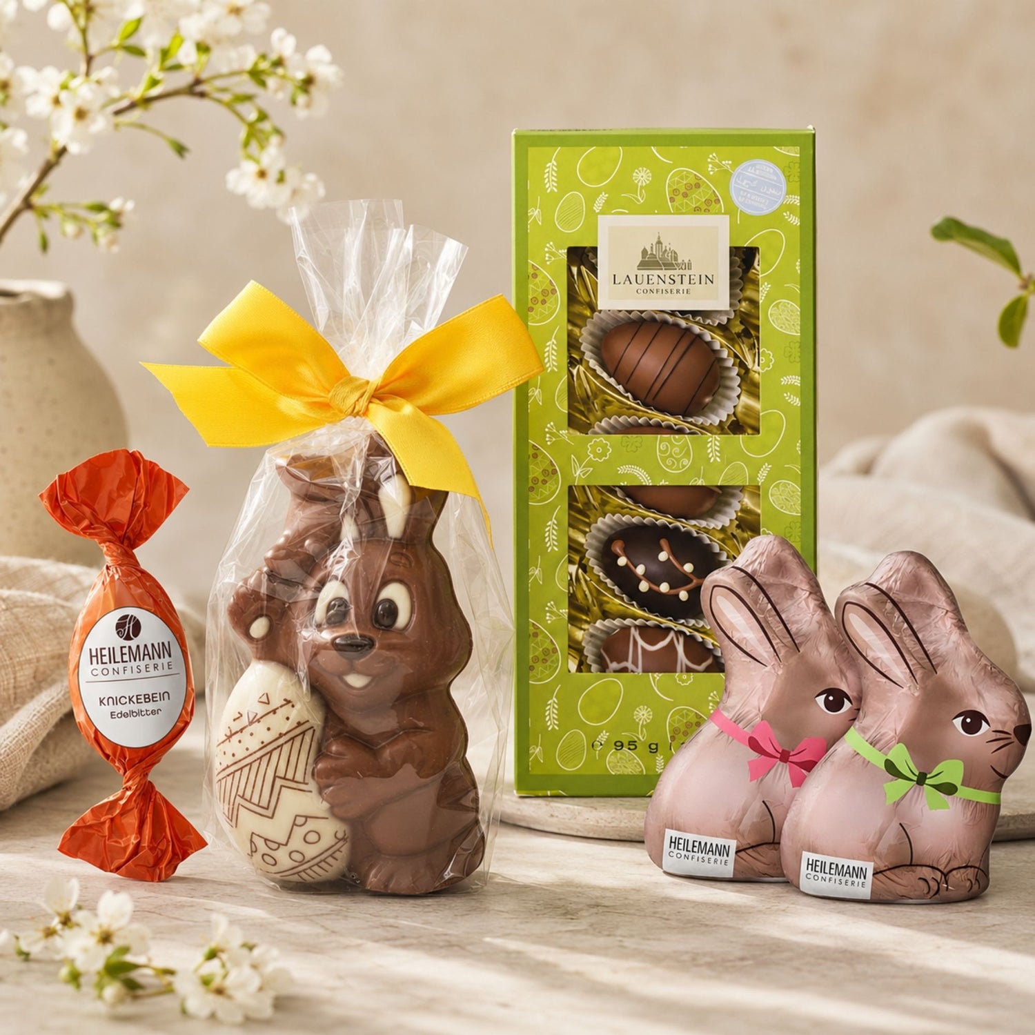 Dreyer Confiserie in Hameln, Trüffel-Ostereier, Schokoladen Osterhasen und vieles mehr. 