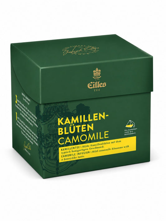 Kamillenblüten Tea Diamond 20er Box 50g EILLES Kamillentee