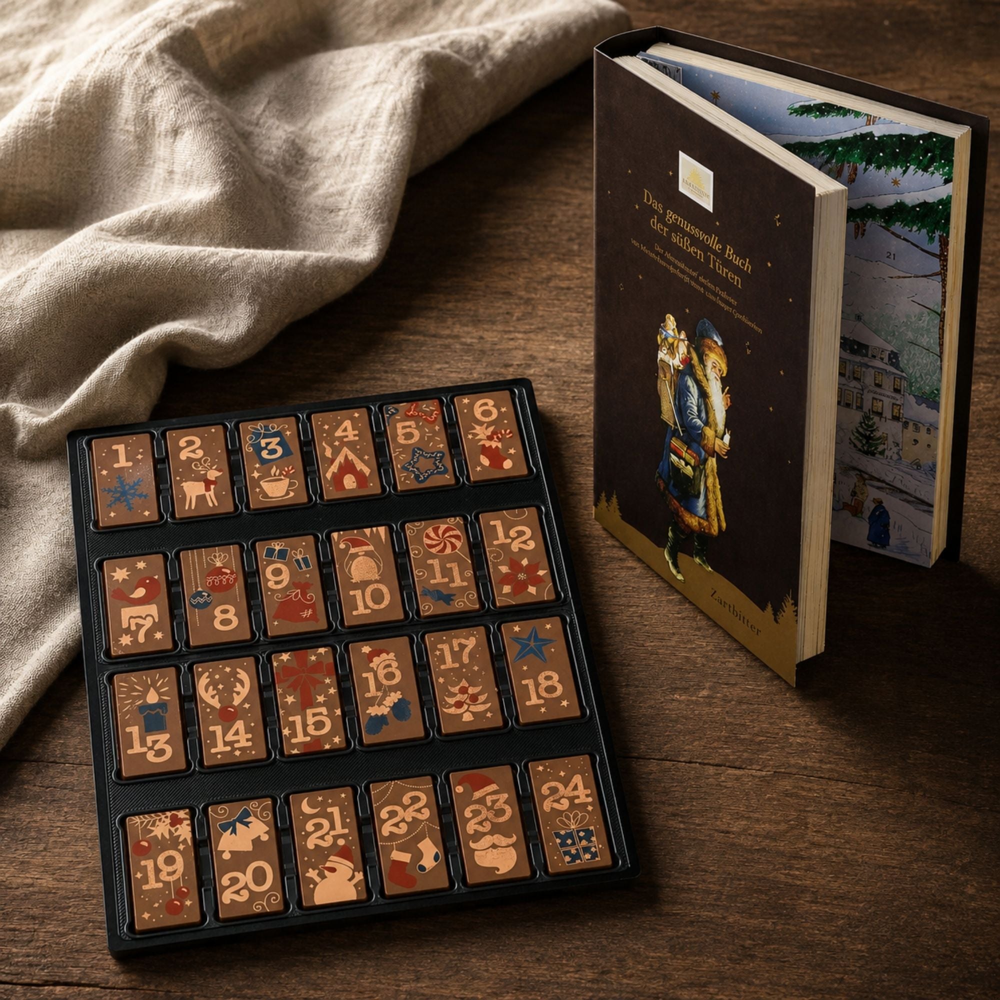 Klassischer Schokoladen-Adventskalender