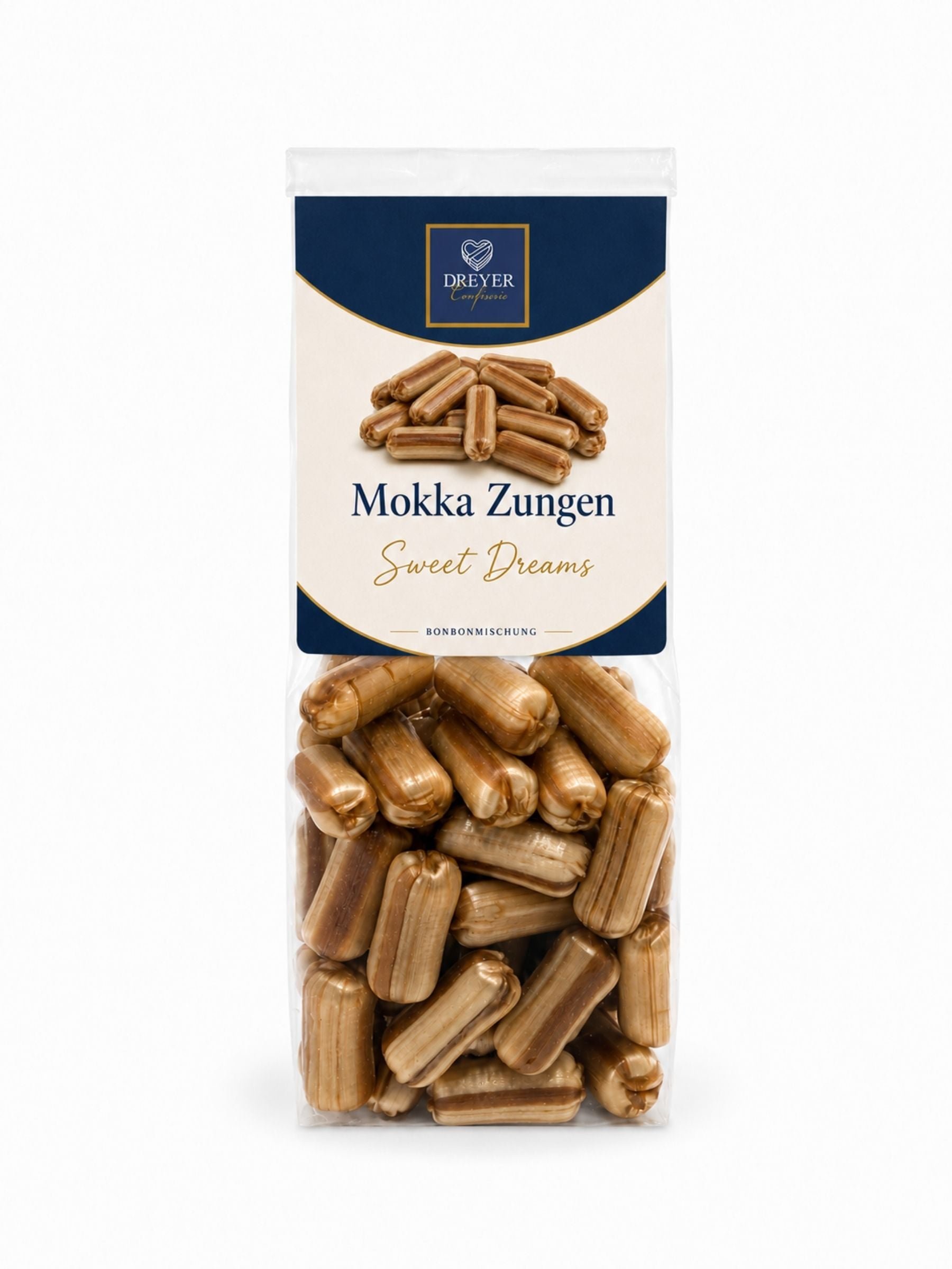Mokka Zungen Bonbons 125g Dreyer Confiserie