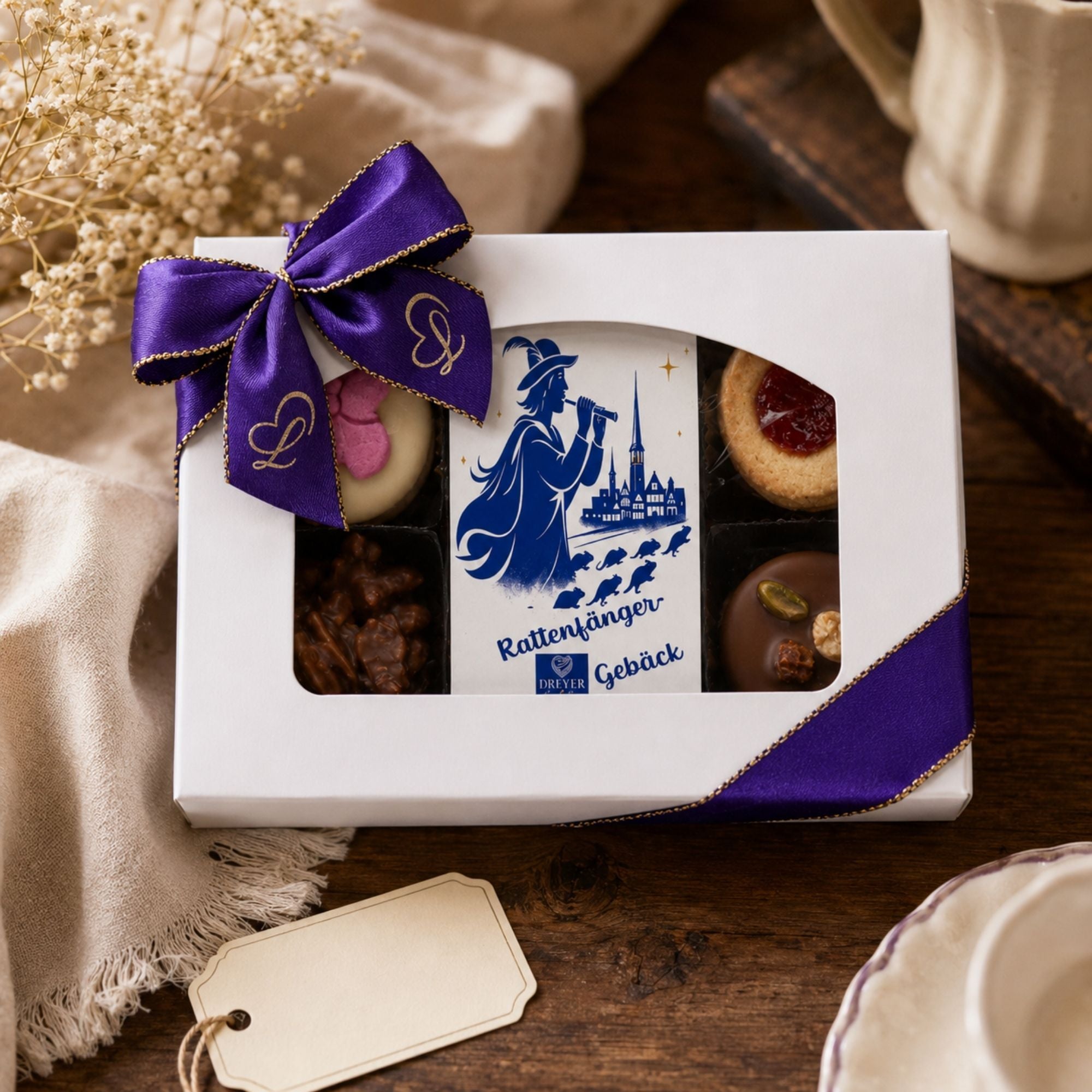 Rattenfänger-Gebäck als Geschenk aus Hameln