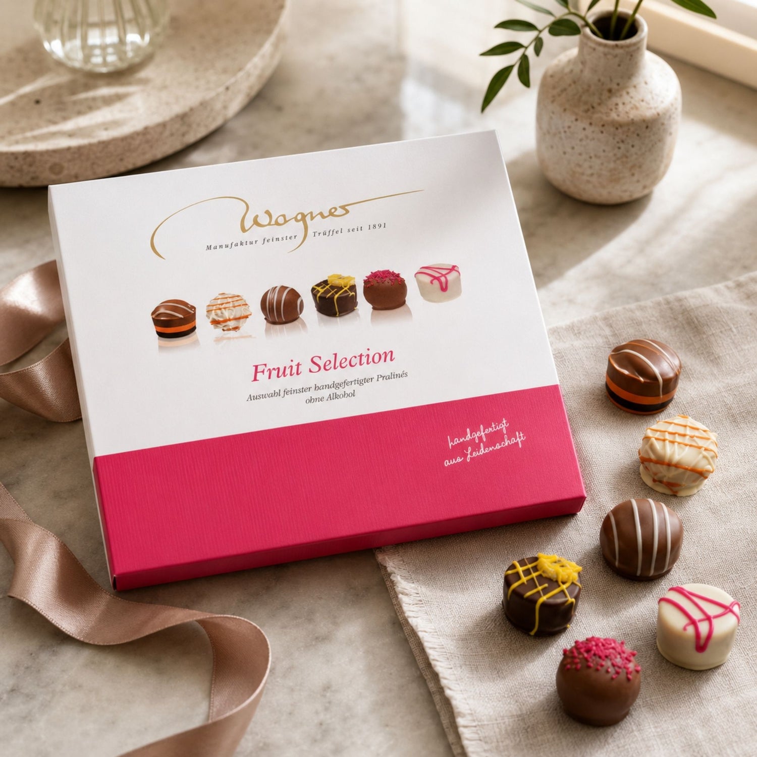 Wagner Pralinés-Box kühl und trocken lagern – Tipp für Frische