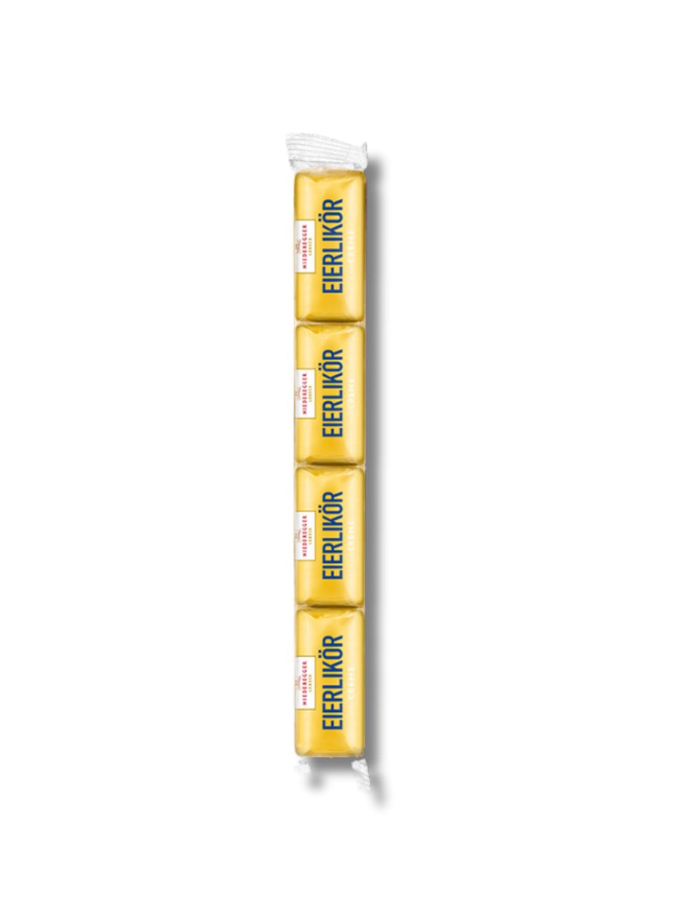 Niederegger Pralinen Riegel Eierlikör Creme 50 g – Pralinenriegel mit Eierlikör-Praliné-Füllung in Zartbitterschokolade, erhältlich bei Dreyer Confiserie Hameln.