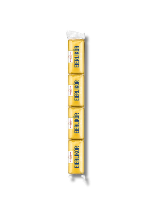 Niederegger Pralinen Riegel Eierlikör Creme 50 g – Pralinenriegel mit Eierlikör-Praliné-Füllung in Zartbitterschokolade, erhältlich bei Dreyer Confiserie Hameln.