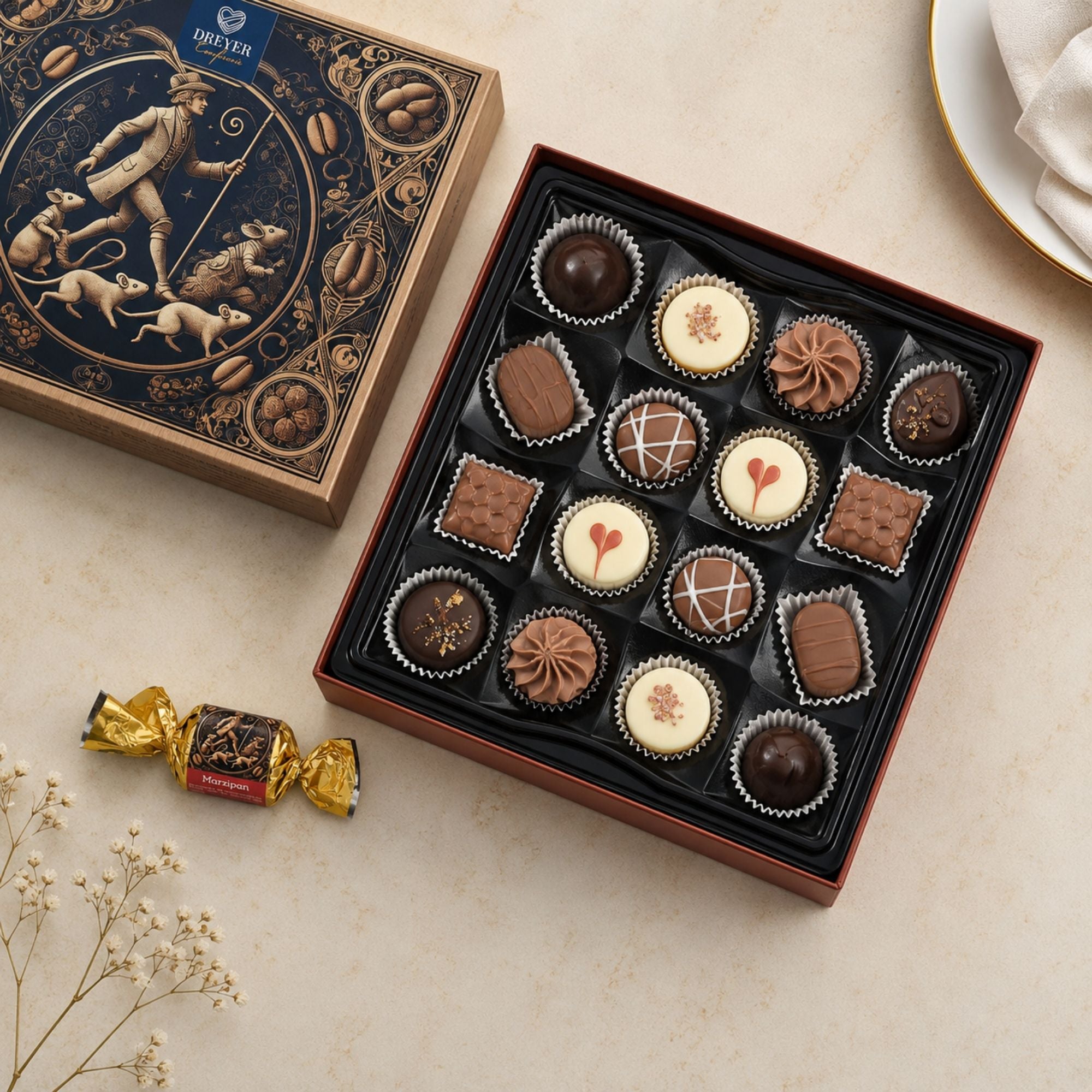 Rattenfänger Pralinen- und Trüffel-Auswahl als Souvenir