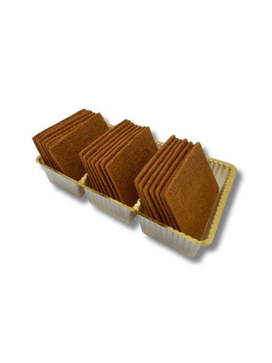 Produktfoto von Brauner Kuchen 200 g – traditionelles, fein gewürztes Gebäck aus der Dreyer Confiserie in der Rattenfängerstadt Hameln, ideal zur Adventszeit.