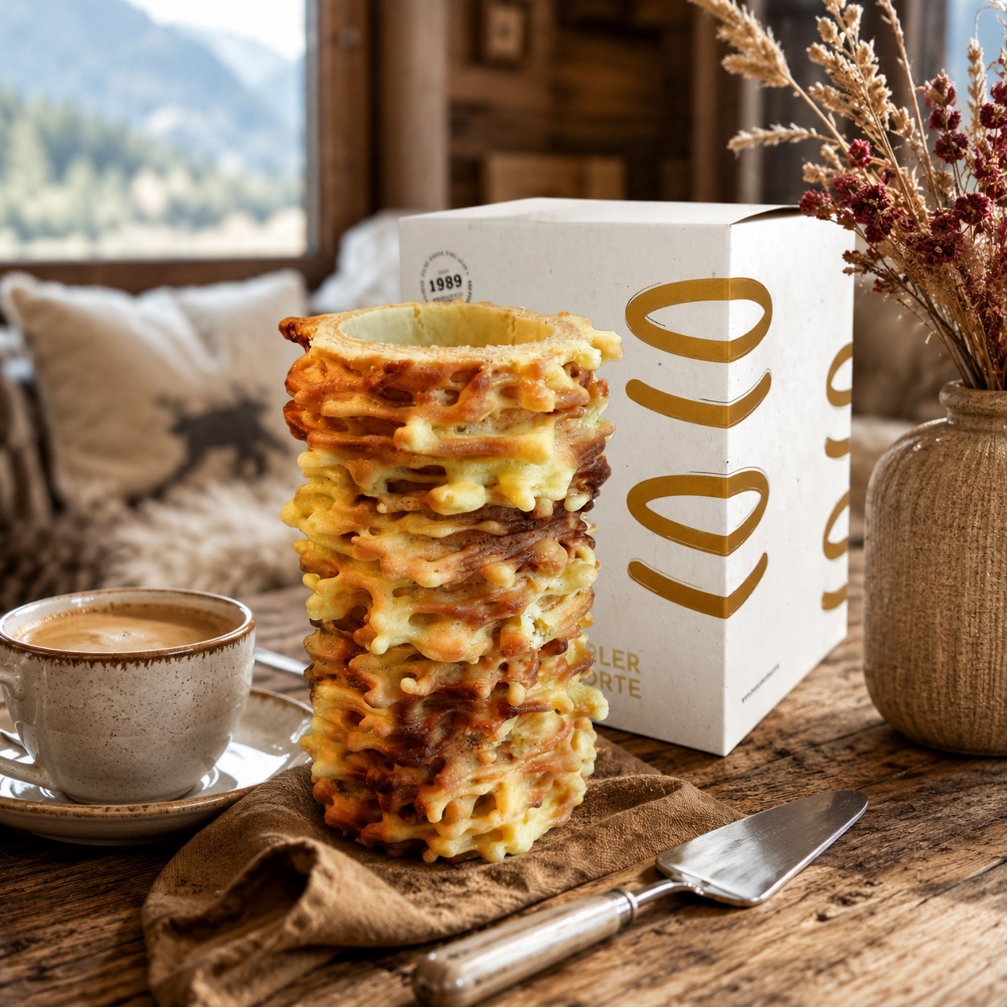 Tiroler Prügeltorte Midi – klassische Tortengröße auf der Kaffeetafel