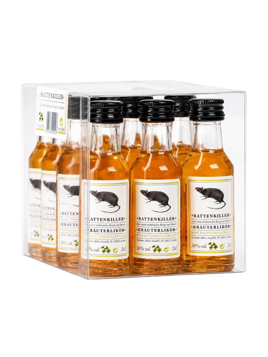 Rattenkiller-Würfel Kräuterlikör 12x2cl 50% Vol Dreyer Confiserie
