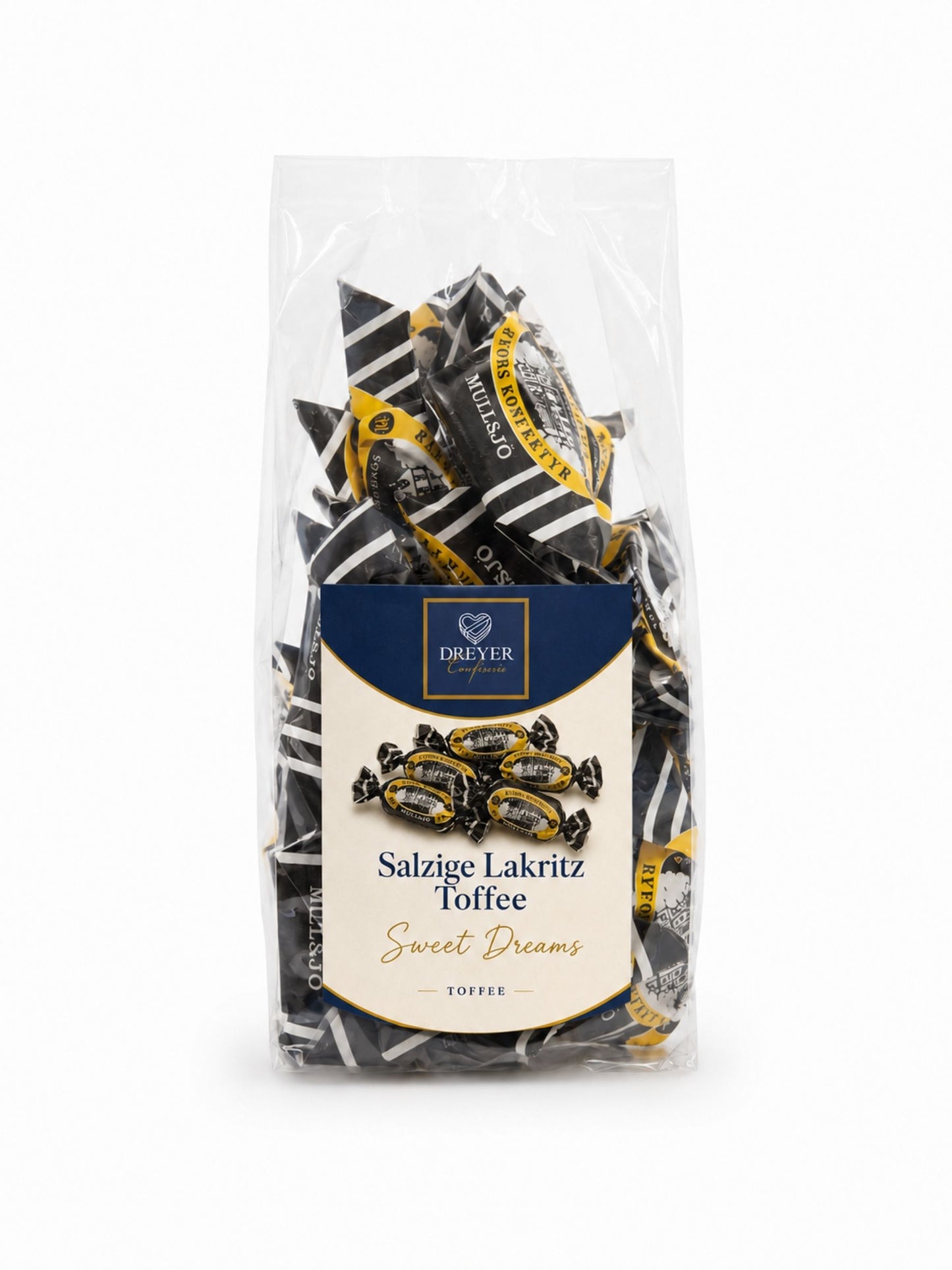 Salzige Sahne-Lakritz-Toffees 200g Dreyer Confiserie
