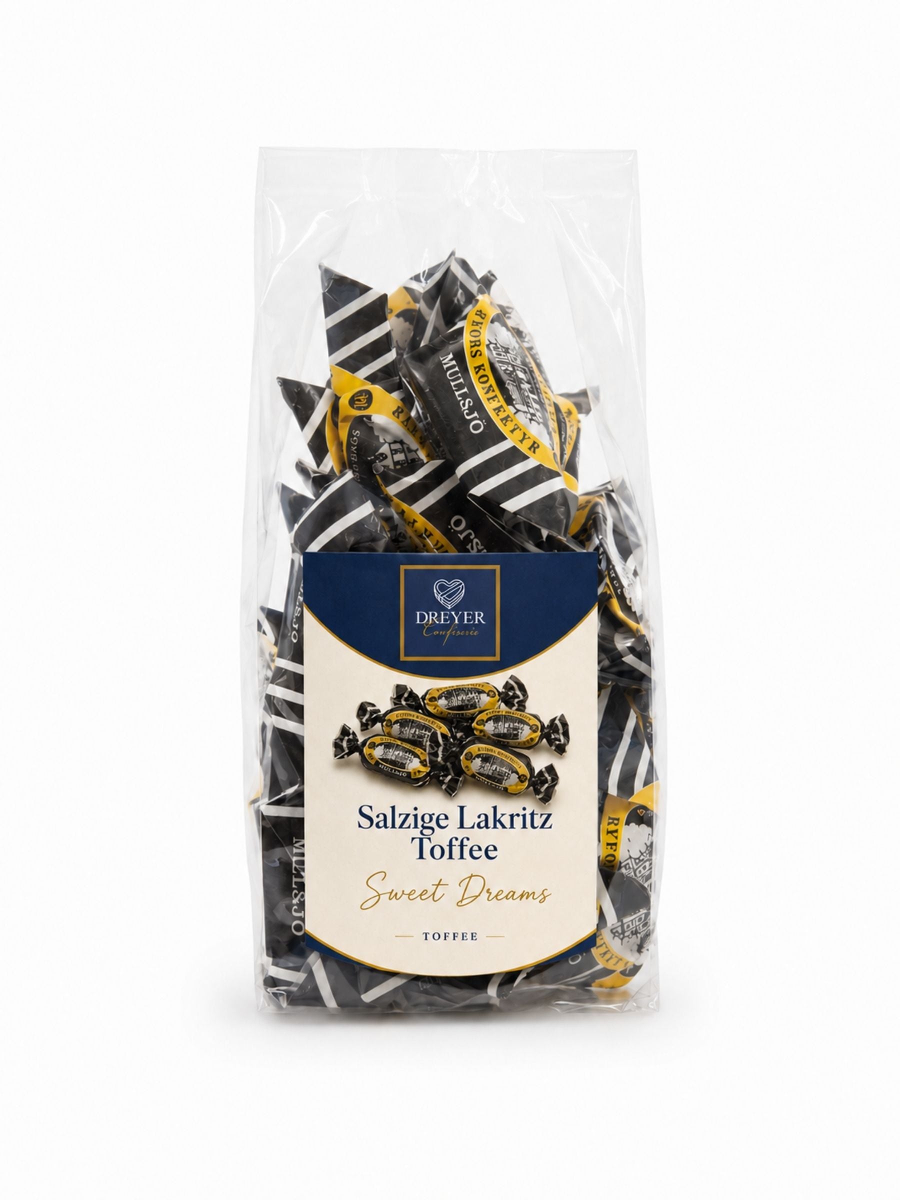 Salzige Sahne-Lakritz-Toffees 200g Dreyer Confiserie