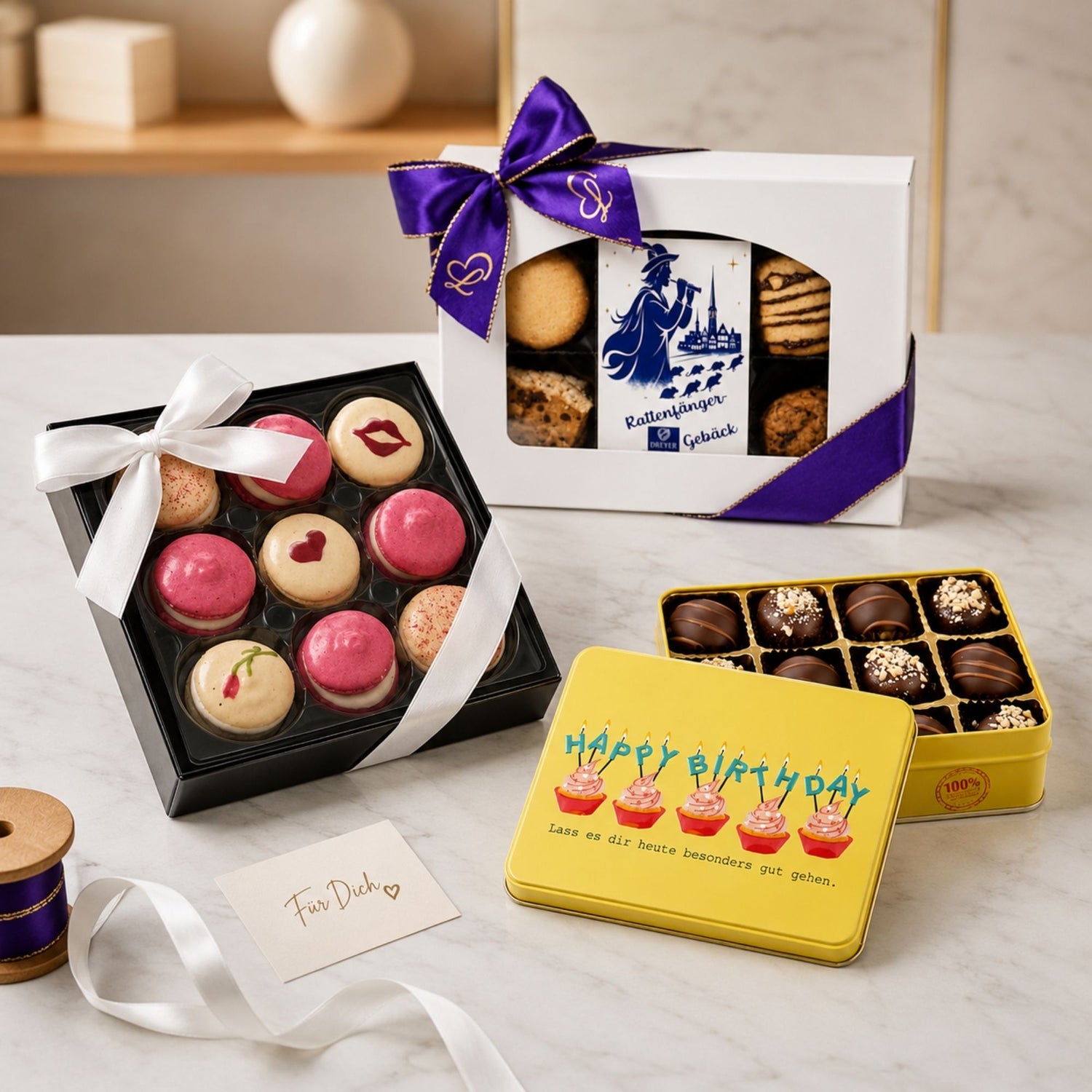 Dreyer Confiserie aus Hameln – geschenkfertig verpackte Präsente