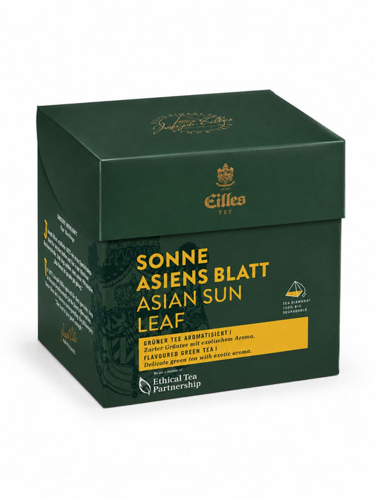 Sonne Asiens Tea Diamond 20er Box 50g EILLES aromatisierter grüner Tee