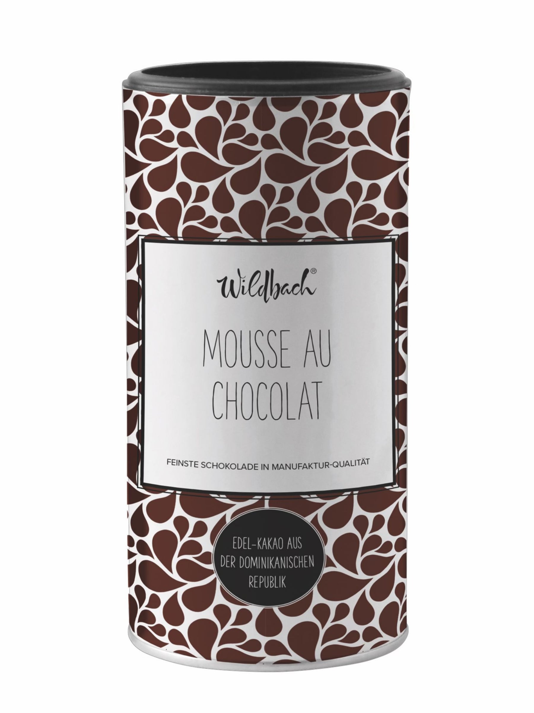 Trinkschokolade Mousse au Chocolat 50 Prozent 200g Wildbach Pulver