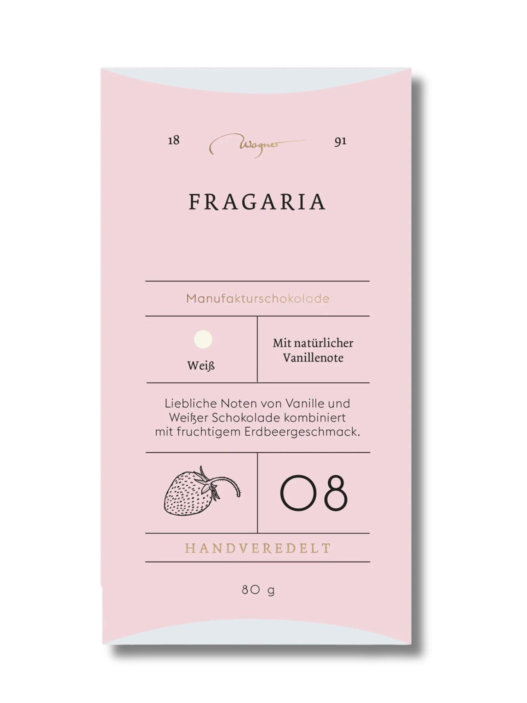 Manufakturschokolade Fragaria Wagner Pralinen 80g